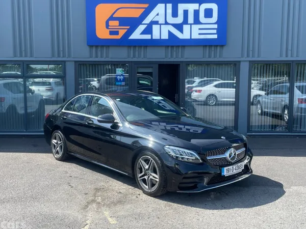 Mercedes-Benz C-Class Saloon, Petrol Hybrid, 2019, Black