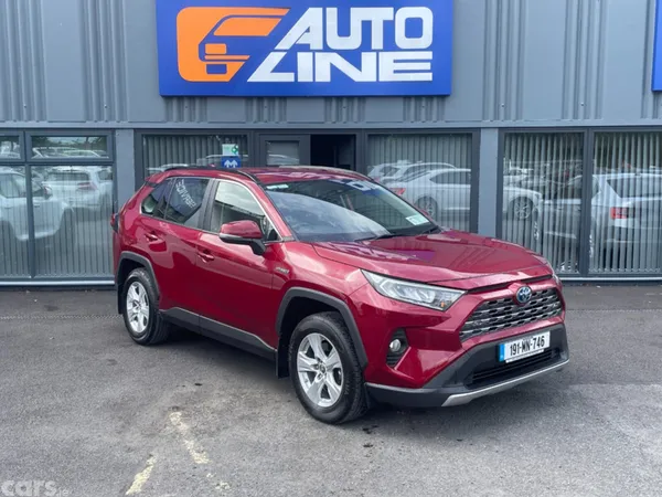 Toyota RAV4 SUV, Petrol Hybrid, 2019, Red