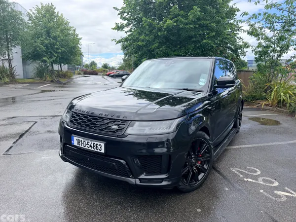 Land Rover Range Rover Sport SUV, Petrol Plug-in Hybrid, 2018, Black