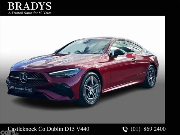 Mercedes-Benz CLE Coupe, Diesel, 2025, Red