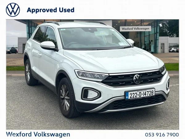 Volkswagen T-Roc SUV, Petrol, 2022, White