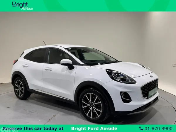 Ford Puma MPV, Petrol Hybrid, 2021, White