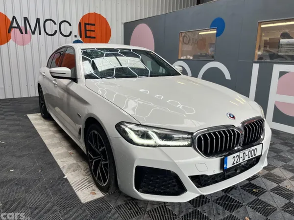 BMW 5-Series Saloon, Petrol Plug-in Hybrid, 2022, White