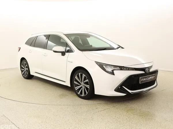 Toyota Corolla Estate, Petrol Hybrid, 2021, White