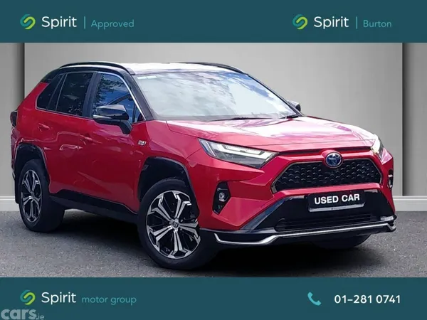 Toyota RAV4 SUV, Petrol Plug-in Hybrid, 2022, Red