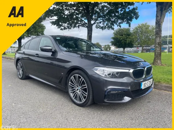 BMW 5-Series Saloon, Petrol Plug-in Hybrid, 2018, Grey