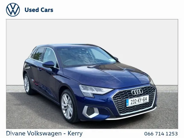 Audi A3 Hatchback, Petrol, 2023, Blue