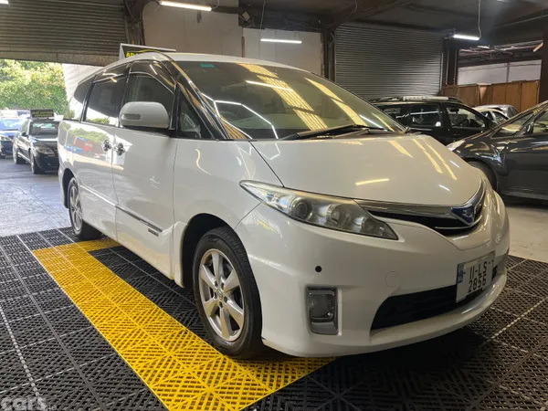 Toyota Estima MPV, Petrol Hybrid, 2011, White