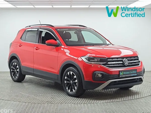 Volkswagen T-Cross Hatchback, Petrol, 2021, Red