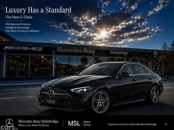 Mercedes-Benz C-Class Saloon, Diesel, 2026, Black