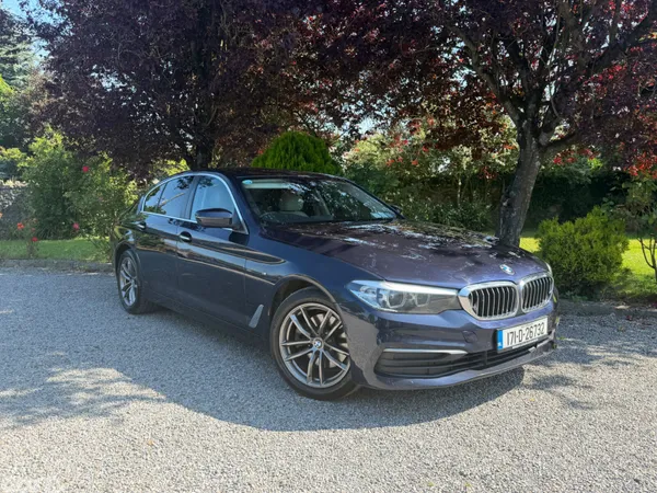BMW 5-Series Saloon, Diesel, 2017, Blue