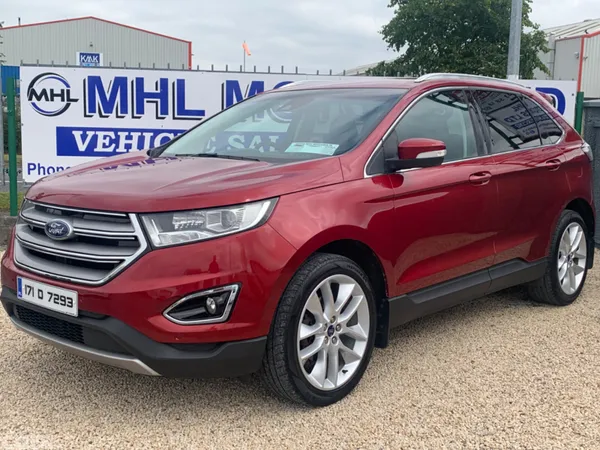 Ford Edge SUV, Diesel, 2017, Red
