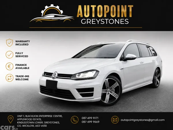 Volkswagen Golf Estate, Petrol, 2017, White