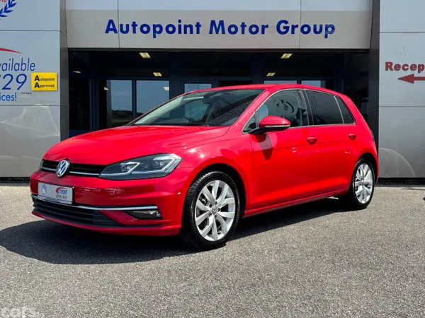 Volkswagen Golf Hatchback, Petrol, 2017, Red