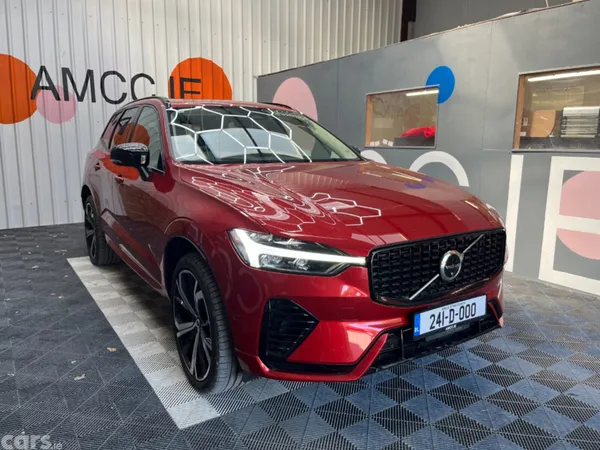 Volvo XC60 SUV, Petrol Plug-in Hybrid, 2024, Red