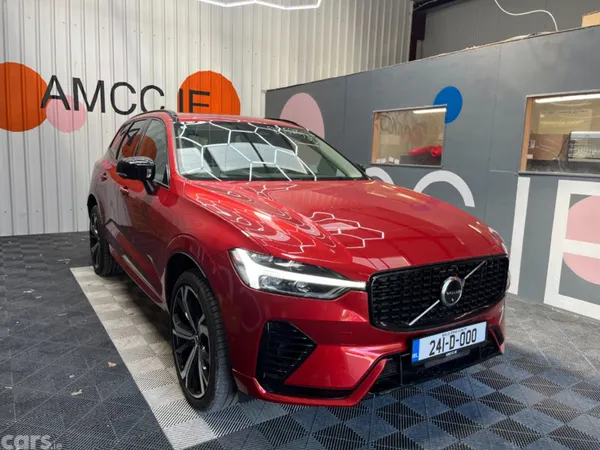 Volvo XC60 SUV, Petrol Plug-in Hybrid, 2024, Red