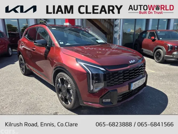 Kia Sportage MPV, Diesel Hybrid, 2026, Red