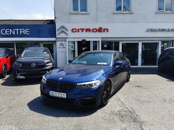 BMW 5-Series Saloon, Petrol Plug-in Hybrid, 2019, Blue
