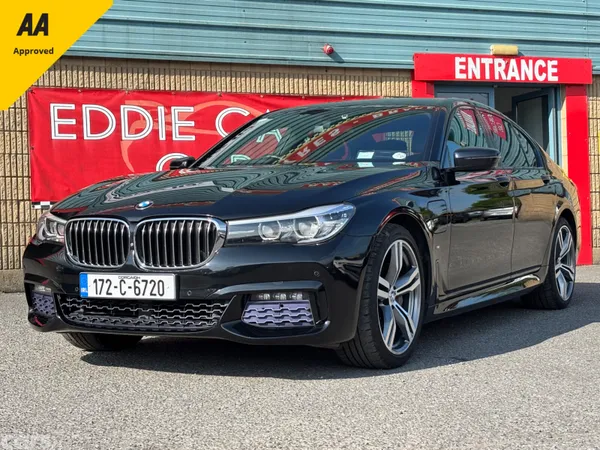 BMW 7-Series Saloon, Petrol Plug-in Hybrid, 2017, Black