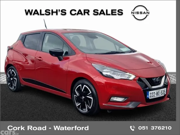 Nissan Micra Hatchback, Petrol, 2022, Red