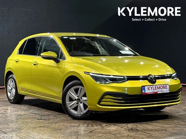 Volkswagen Golf Hatchback, Petrol Hybrid, 2021, Yellow