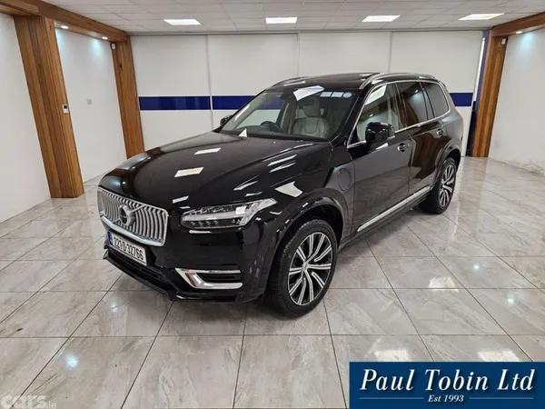 Volvo XC90 Estate, Petrol Plug-in Hybrid, 2022, Black