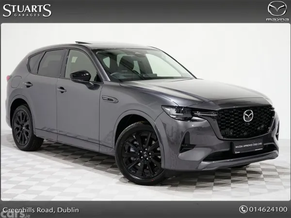Mazda CX-60 SUV, Petrol Plug-in Hybrid, 2024, Grey