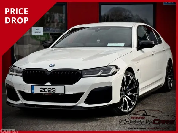 BMW 5-Series Saloon, Petrol Plug-in Hybrid, 2023, White
