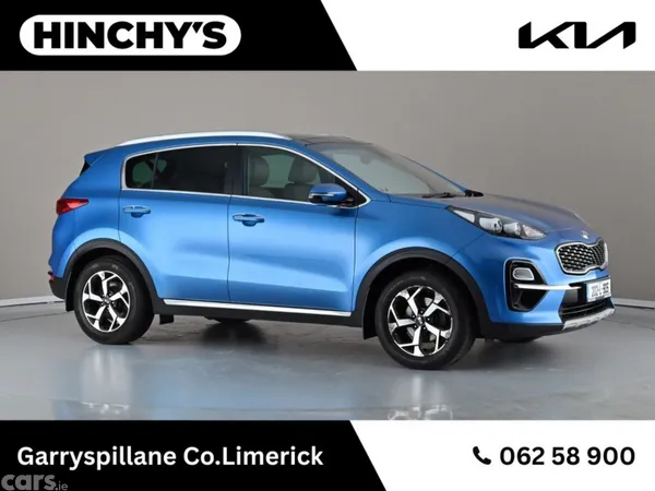 Kia Sportage SUV, Diesel Hybrid, 2020, Blue