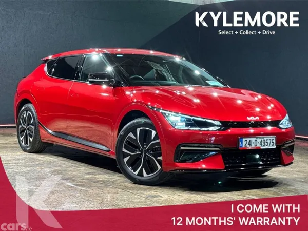 Kia EV6 Hatchback, Electric, 2024, Red