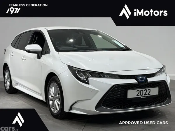 Toyota Corolla Estate, Petrol Hybrid, 2022, White