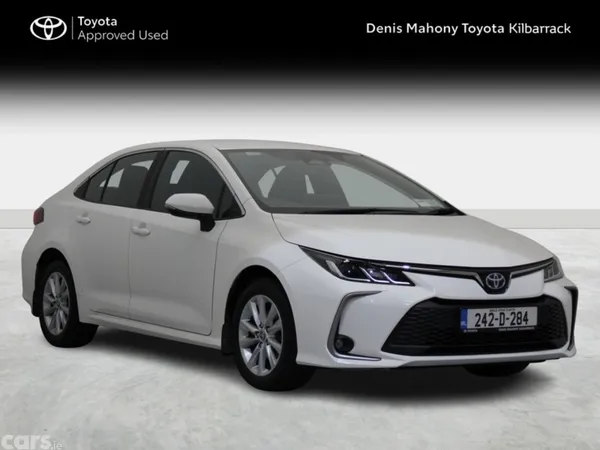 Toyota Corolla Saloon, Petrol Hybrid, 2024, White