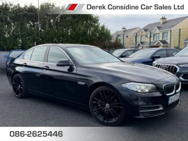 BMW 5-Series Saloon, Diesel, 2016, Black