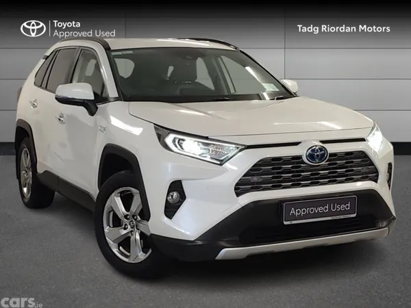 Toyota RAV4 SUV, Petrol Hybrid, 2019, White