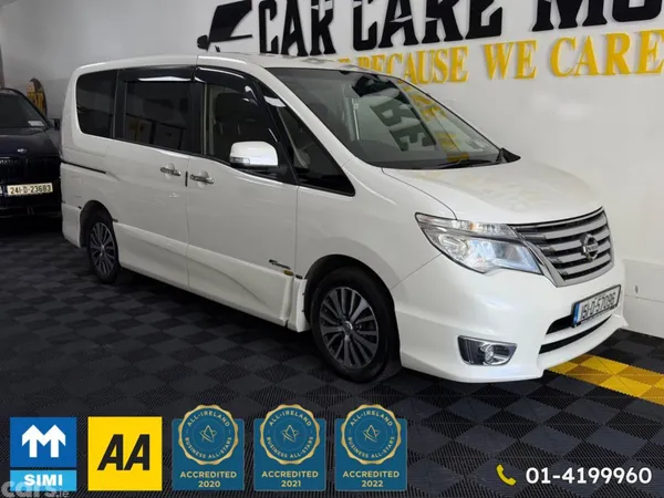 Nissan Serena MPV, Petrol Hybrid, 2015, White