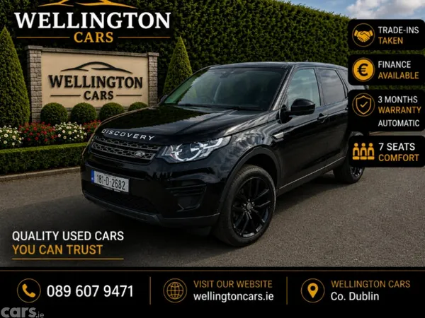 Land Rover Discovery Sport SUV, Diesel, 2018, Black