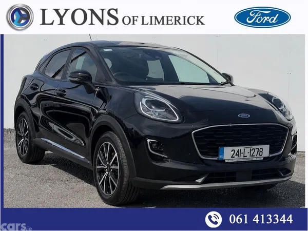 Ford Puma MPV, Petrol Hybrid, 2024, Black