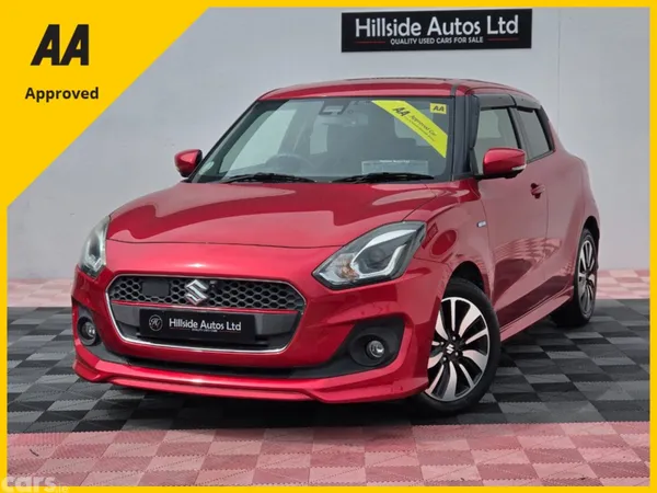 Suzuki Swift Hatchback, Petrol Hybrid, 2017, Red