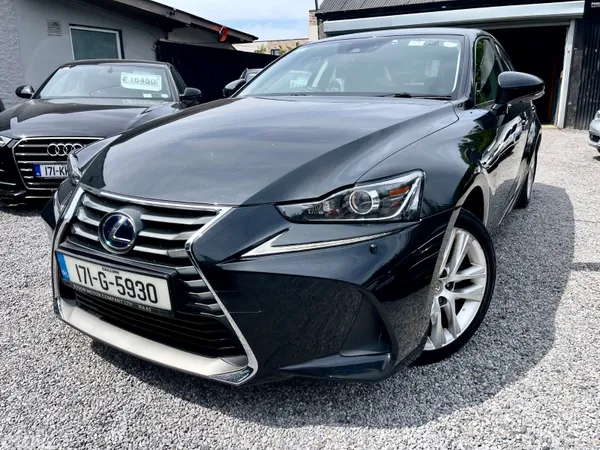 Lexus IS Saloon, Petrol Hybrid, 2017, Black