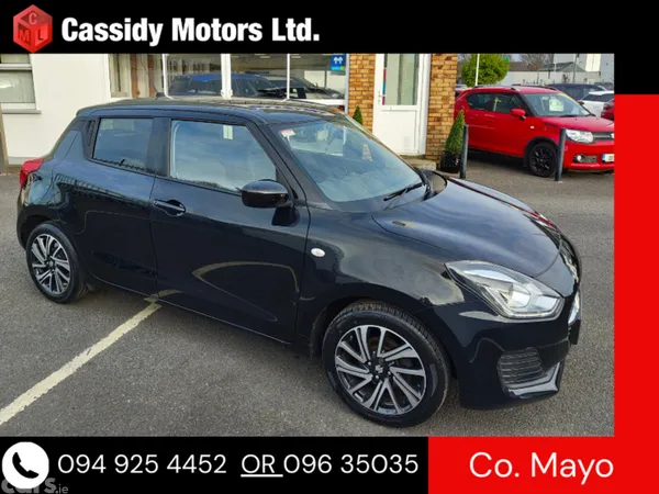 Suzuki Swift Hatchback, Petrol Hybrid, 2023, Black