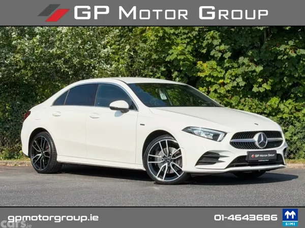 Mercedes-Benz A-Class Saloon, Petrol Plug-in Hybrid, 2021, White