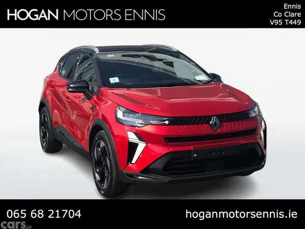 Renault Captur SUV, Petrol Hybrid, 2026, Red