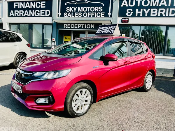 Honda Fit Hatchback, Petrol Hybrid, 2018, Red