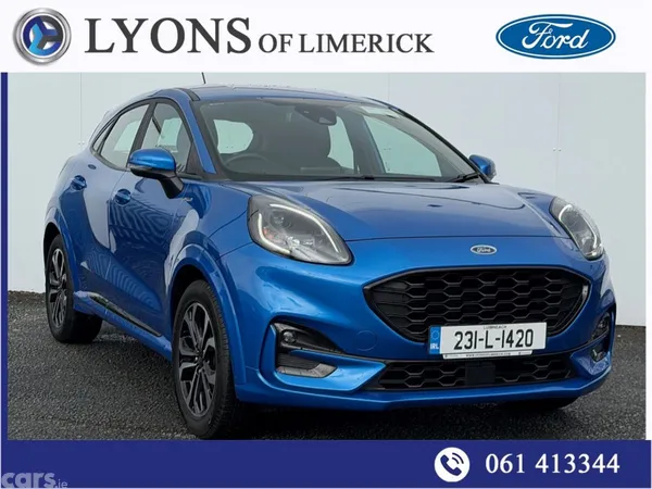 Ford Puma MPV, Petrol Hybrid, 2023, Blue