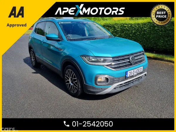 Volkswagen T-Cross SUV, Petrol, 2021, Blue