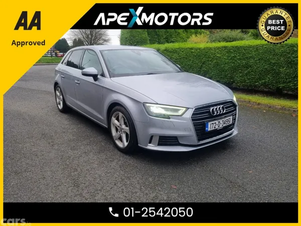 Audi A3 Hatchback, Petrol, 2017, Silver