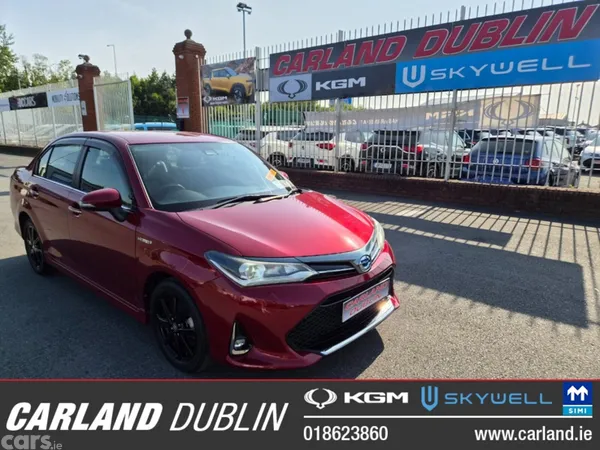 Toyota Corolla Saloon, Petrol Hybrid, 2018, Red
