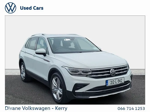Volkswagen Tiguan SUV, Diesel, 2021, White