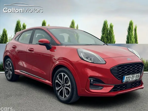Ford Puma MPV, Petrol Hybrid, 2022, Red
