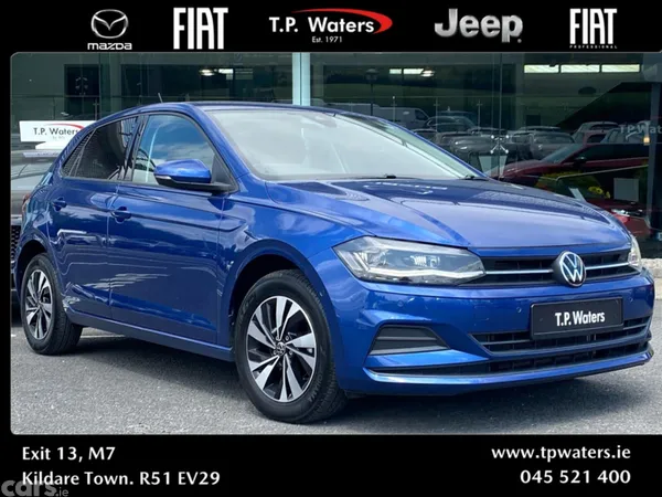 Volkswagen Polo Hatchback, Petrol, 2021, Blue
